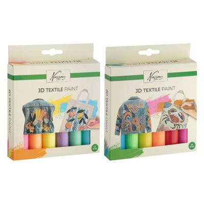 Creative Craft Group Nassau 3d textielverf set - 6st.