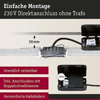 Paulmann 92459 Nova Plus Coin LED-inbouwlamp LED 6 W Zwart (mat) - thumbnail