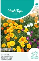 Zaden Eschscholtzia Slaapmutsje enkelbloemig gemengd Hortitops - Hortitops - thumbnail