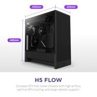 ATX Semi-toren doos NZXT H510 Zwart - thumbnail