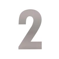 HUISNR 2 XL HGT 30 CM RVS GEB. - thumbnail