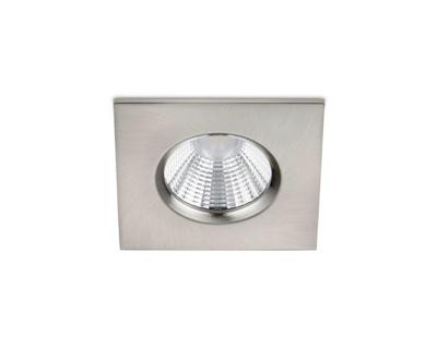 Trio Badkamer inbouwspotZagros met led vierkant grijs - 650610107