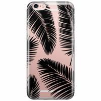 iPhone 6/6s transparant hoesje - Palm leaves silhouette - thumbnail