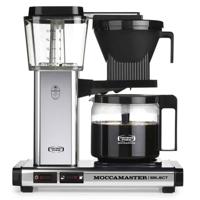 Moccamaster KBG SELECT Koffiefilter apparaat Zilver - thumbnail