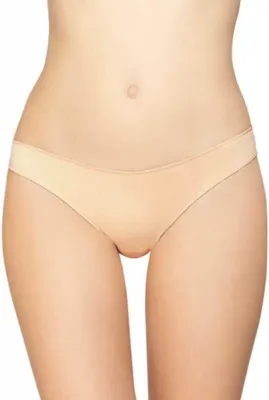 String dames 3490 microfiber - Gladde string - onzichtbaar - Invisible - badstof kruisje - zwart, wit, rood, huidskleur