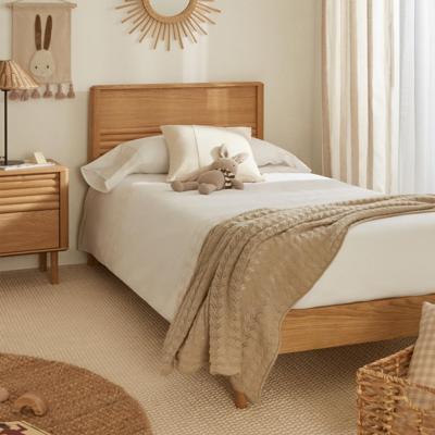 Kave Home Bed 'Lenon' Eikenhout, 90 x 200cm