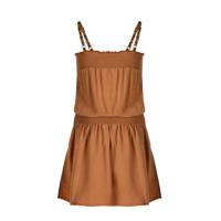 Jill & Mitch by Shoeby jurk Rana met plooien lichtbruin - thumbnail