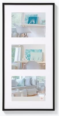 Walther Design Fotolijst New Lifestyle 3x 13x18 cm zwart