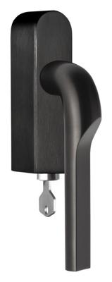 Formani Rivio by Gensler GL100-DKLOCK-O draaikiepgarnituur afsluitbaar linksdraaiend - PVD mat zwart