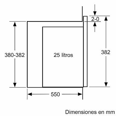 Magnetron Balay 3CG5175B2 1200W 25 L Wit 1200 W 900 W 25 L