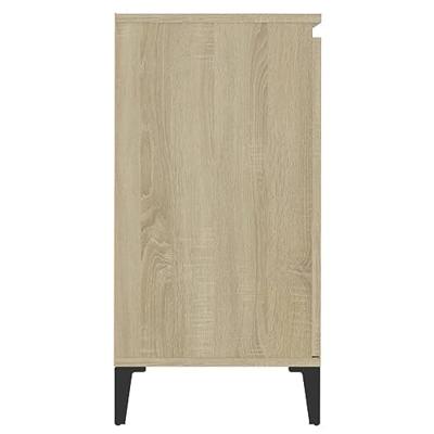 Dressoir 60x35x70 cm bewerkt hout sonoma eikenkleurig Dressoir 60x35x70 cm bewerkt hout sonoma eikenkleurig