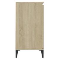 Dressoir 60x35x70 cm bewerkt hout sonoma eikenkleurig - thumbnail