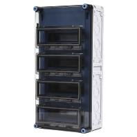 Hensel 2000609 Mi 1444 Kleine verdeelkast Opbouw (op muur) Aantal groepen: 48 Aantal rijen: 4 Inhoud: 1 stuk(s)