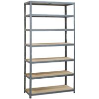 Avasco rek Strong Tower XL, ft 222 x 120 x 45 cm, 7 legborden, grijs - thumbnail