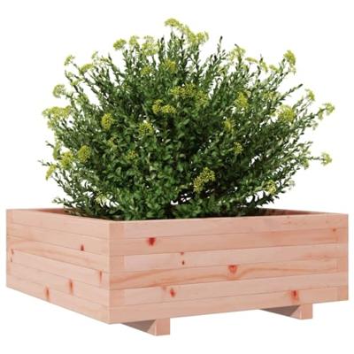 VidaXL Plantenbak 70x70x26,5 cm massief douglashout