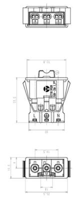 Bachmann 375.507 Tussenkoppeling Zwart 140 m