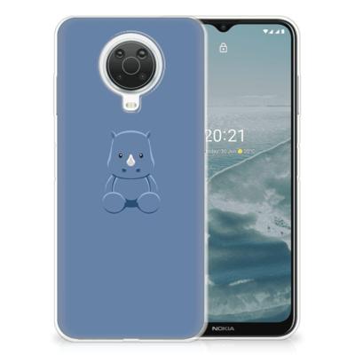 Nokia G20 | G10 Telefoonhoesje met Naam Baby Rhino Nokia G20 | G10 Telefoonhoesje met Naam Baby Rhino