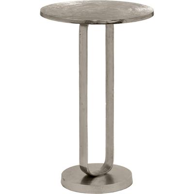 Bijzettafel - Trion Azad - Rond - 38cm - Zilver - Metaal