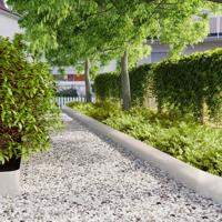 Gazonranden 30 st 20x103 cm roestvrij staal - thumbnail