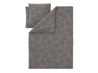 LIVARNO Satijnen dekbedovertrek 200 x 200 cm (Palmbladeren) - thumbnail