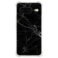 Google Pixel 8 Anti-Shock Hoesje Marmer Zwart - Origineel Cadeau Vader - thumbnail