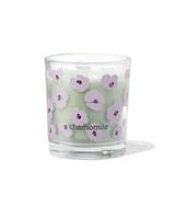 HEMA Geurkaars in glas ⌀7x8cm kamille (lichtgroen) - thumbnail