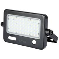 V-TAC 8674 VT-788-10 Tuinschijnwerper op zonne-energie LED LED 10.00 W Zwart - thumbnail