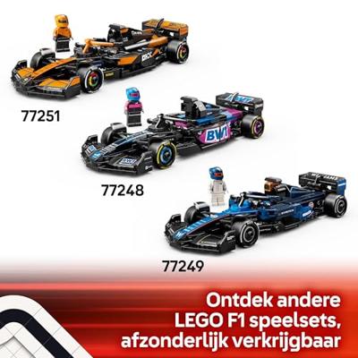 LEGO Speed Champions 77250 MoneyGram Haas Team VF-24 F1-auto - Speelgoed voor kinderen vanaf 10 jaar - thumbnail