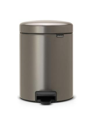 Brabantia newicon pedaalemmer 5l platinum
