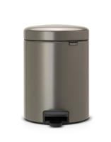 Brabantia newicon pedaalemmer 5l platinum - thumbnail