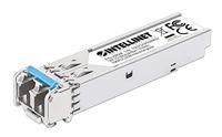 Intellinet Industrial Gigabit Fiber SFP Optical Transceiver Module 1000Base-LX (LC) Single-Mode Port, 10 km (6.2 mi.), MSA-compliant for Maximum Compatibility, Silver - thumbnail