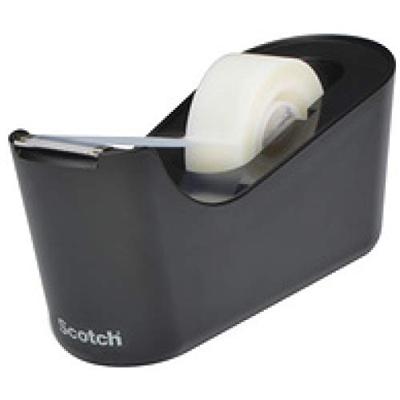 Scotch verzwaarde plakbandafroller inclusief 1 rol Scotch Magic Tape, zwart