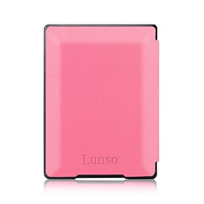 Lunso - Kobo Aura H20 Edition 1 hoes (6.8 inch) - sleep cover - Lichtroze