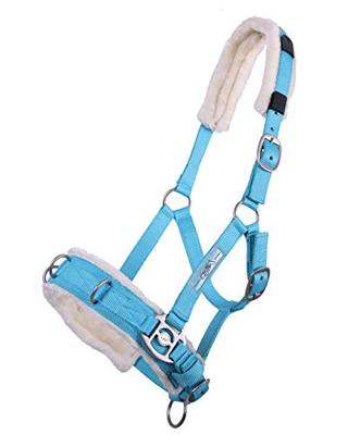 QHP Kaptoom lichtblauw maat:pony