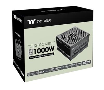 THERMALTAKE Toughpower PT - Modulaire pc-voeding - 1000 W - 80Plus Platinum