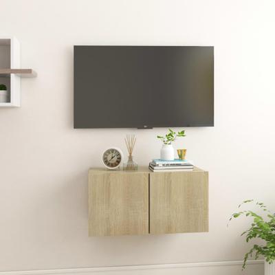 VidaXL Tv-hangmeubel 60x30x30 cm sonoma eikenkleurig
