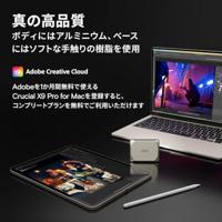 Crucial 1 TB Externe SSD harde schijf USB-C Beige CT1000X9PROMACSSD9B - thumbnail