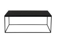 Zuiver Salontafel 'Glazed' Keramiek, 93 x 43cm, kleur Zwart - thumbnail