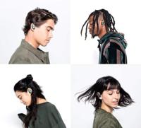 Skullcandy Push True Draadloze in-ear hoofdtelefoon met microfoon, batterij met 12 uur looptijd, inclusief oplaaddoos, siliconen oordopjes, donkergrijs - thumbnail