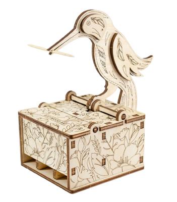 Eco Wood Art 3D Mechanische Puzzel Bird Feeder Eco Wood Art 3D Mechanische Puzzel Bird Feeder