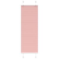 Pliss rolgordijn 50x100 cm stofbreedte 49,4 cm polyester roze - thumbnail
