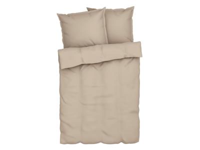 LIVARNO home Lyocell satijnen dekbedovertrek 240 x 220 cm (Beige)