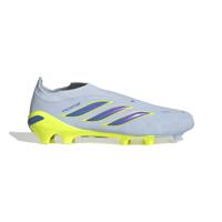 adidas Predator League Veterloze Gras Voetbalschoenen (FG) Lichtblauw Blauw Geel - thumbnail