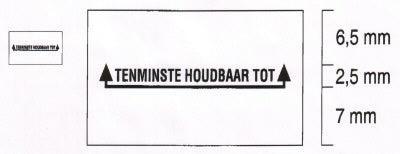 Etiket 2616 wit perm rechthk Tenminste h Etiket 2616 wit perm rechthk Tenminste h