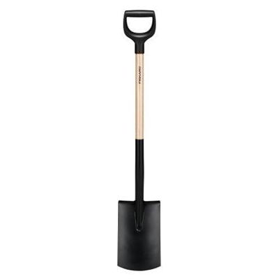 Fiskars Solid Spade met Houten Steel | Rond FSC - 1066722