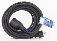 REV – Verlengkabel van 10 m voor buiten – max. 3680 W – IP44 spatwaterdicht – zwart - thumbnail