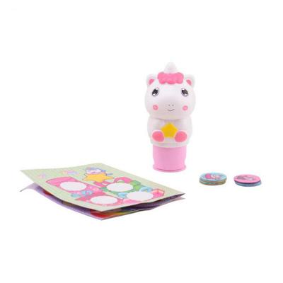 Johntoy Eenhoorn sticker stamper, 100 stickers