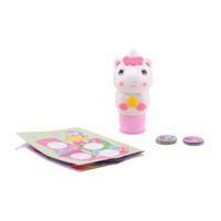 Johntoy Eenhoorn sticker stamper, 100 stickers - thumbnail