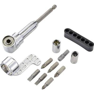 TOOLCRAFT 2521675 Haaks schroefhulpstuk lengte 135 mm aandrijving 1/4 (6,3 mm) 128 cm