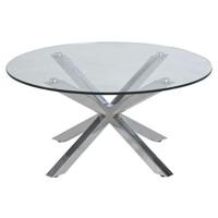 Bendt Ronde Salontafel 'Line' Chroom, 82cm - thumbnail